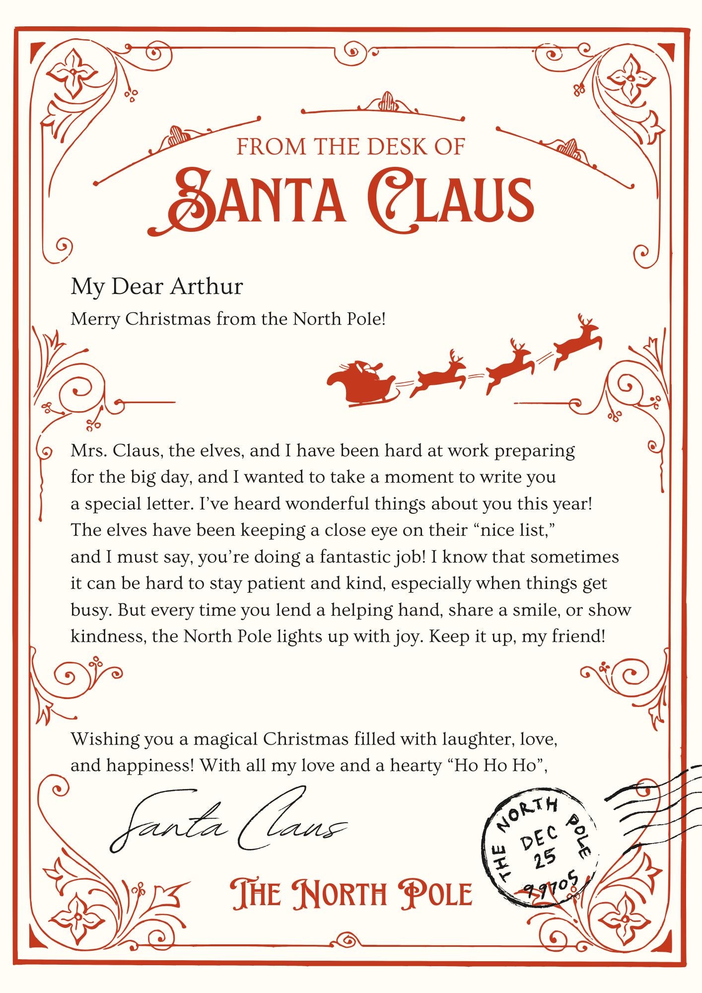 Letter From Santa