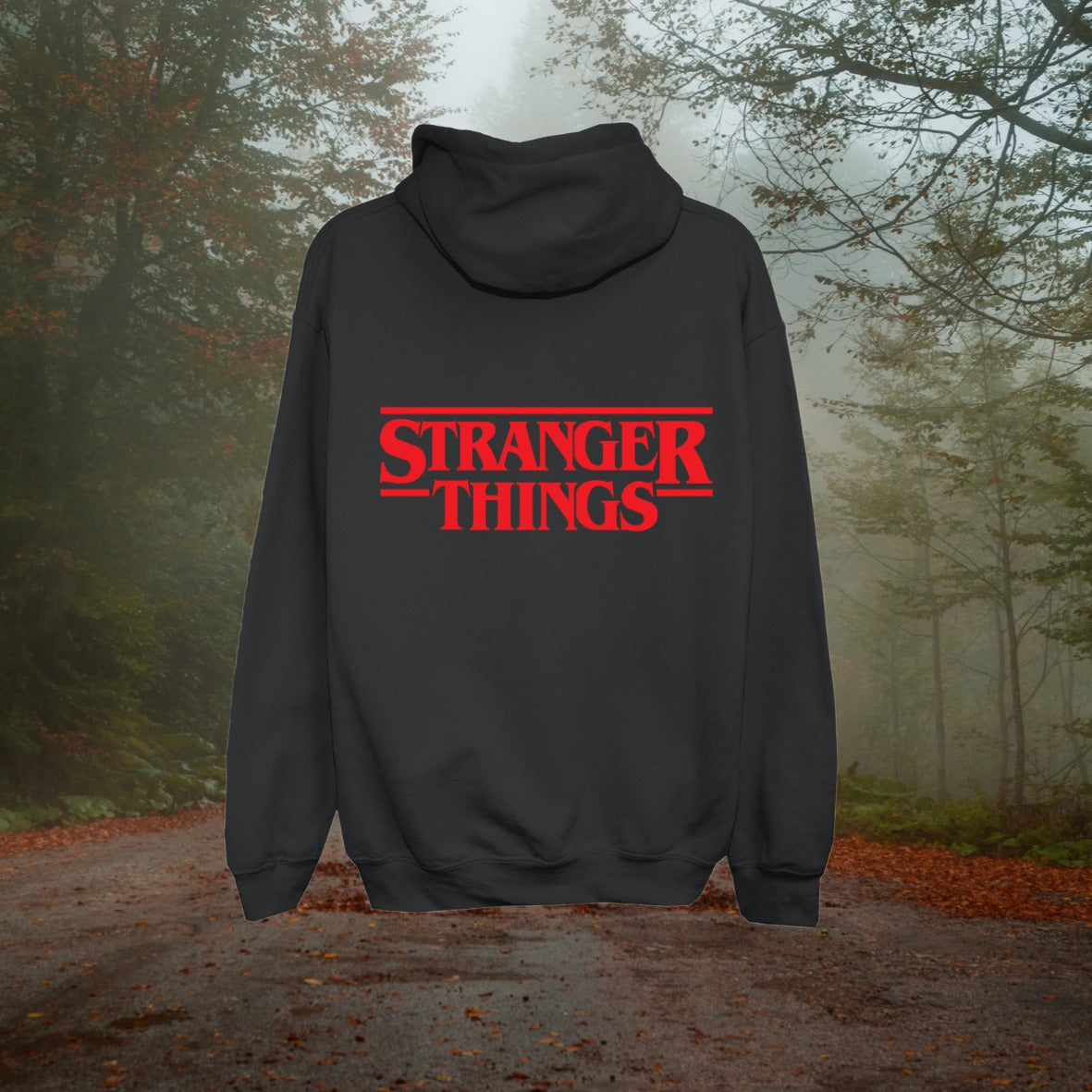 “Upside Down” Inspired Hoodie – Retro Sci-Fi Horror Style