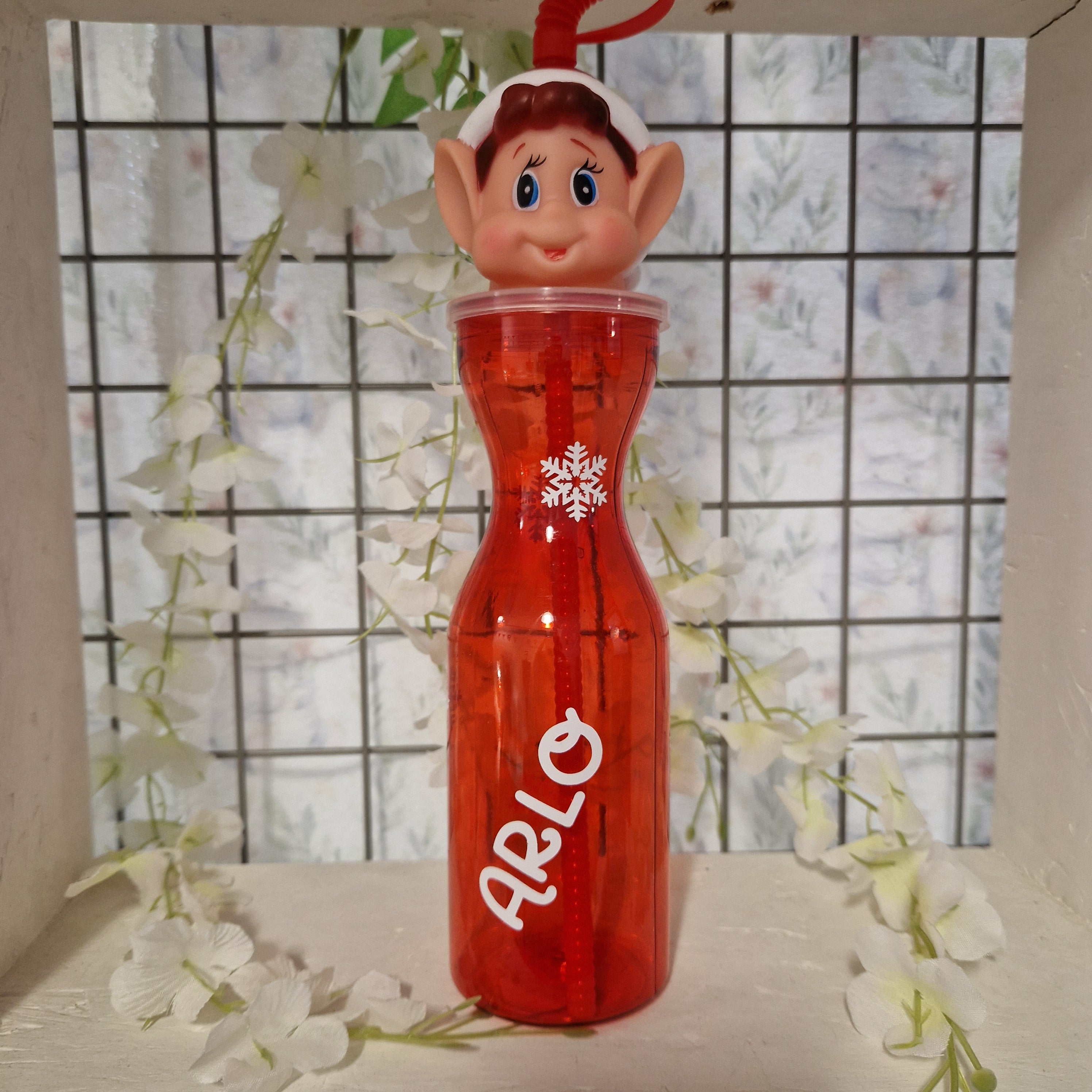 Elf on the Shelf – Personalised Drinks Bottle for Kids