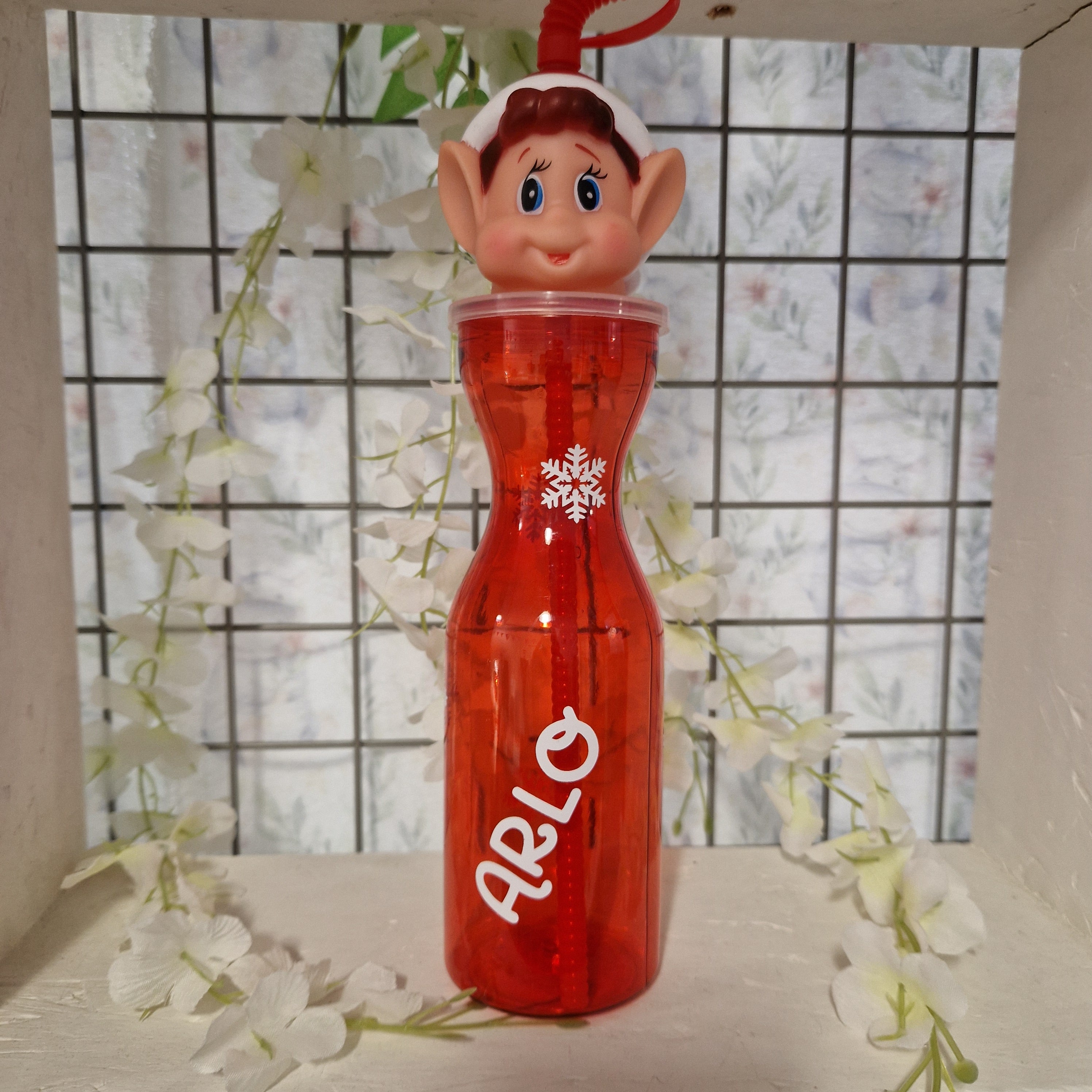 Elf on the Shelf – Personalised Drinks Bottle for Kids