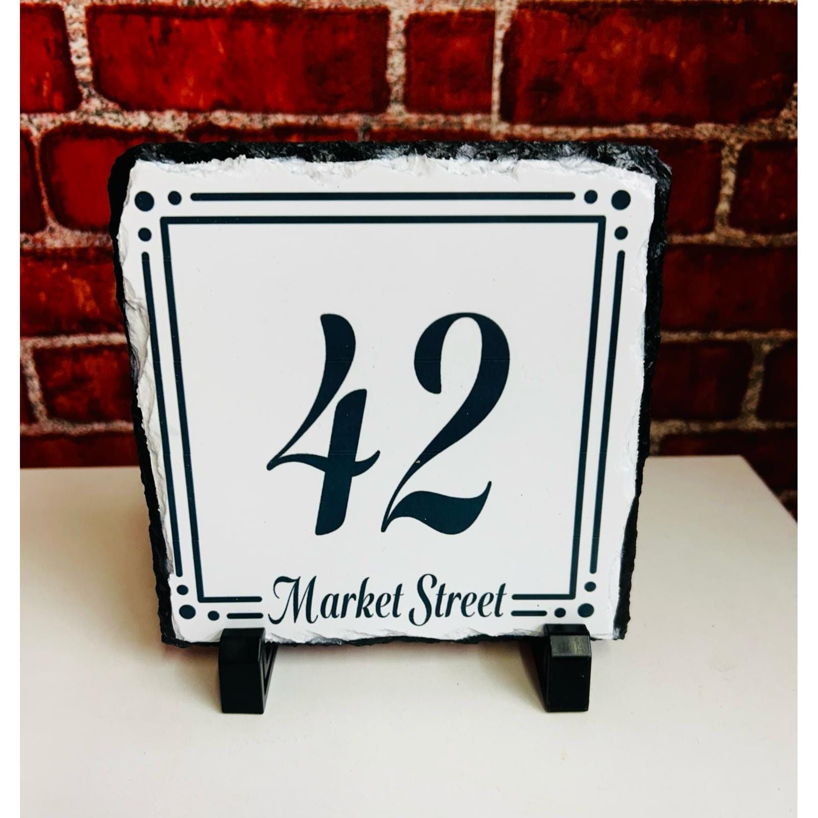 Personalised Square Photo Slate – Custom Picture Gift Keepsake